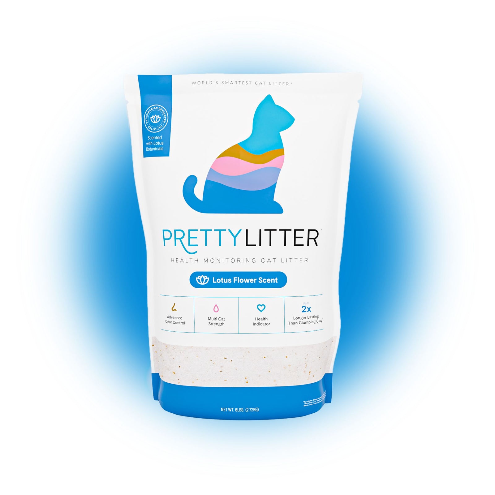 PrettyLitter Lotus Scented Cat Litter